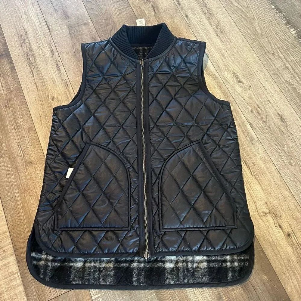 Madewell Reversible Vest In
Copeland Plaid size xs